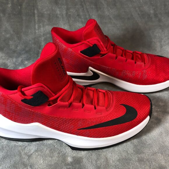 Nike Other - Nike Air Max Infuriate 2 Men's Sz 10.5 Red Basketball Sneakers Excellent Clean